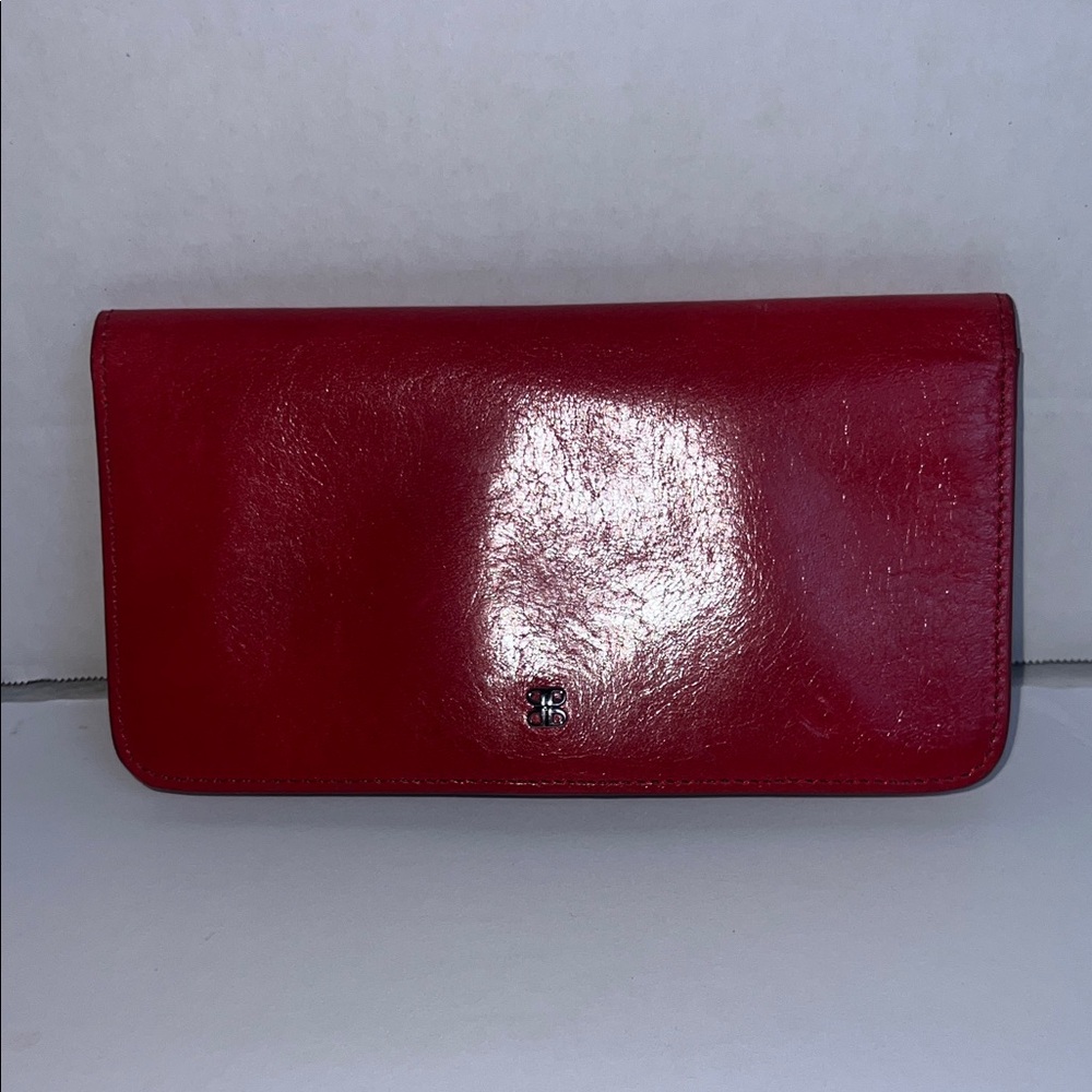 Bosca Red Leather Women's Wallet